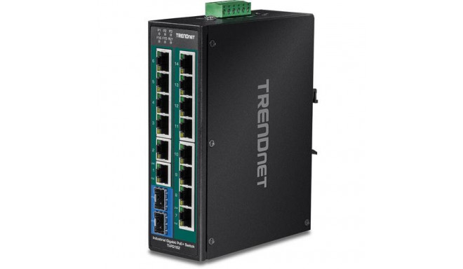 Trendnet TI-PG162 network switch Unmanaged Gigabit Ethernet (10/100/1000) Power over Ethernet (PoE) 