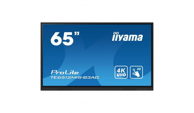 iiyama 65&quot; Interactive 4K UHD Touchscreen elevating interactive collaboration