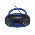 Denver TCL-212BT BLUE Portable CD player Black, Blue