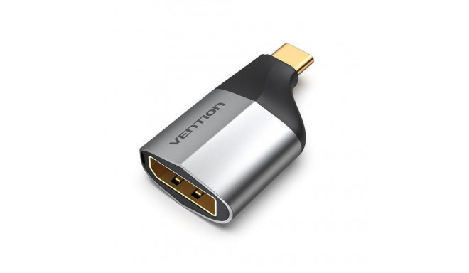 Vention Type-C to DP Adapter Gray Metal Type