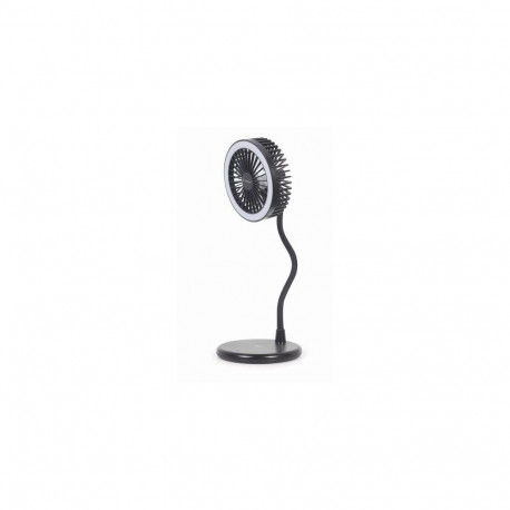 Gembird TA-WPC10-LEDFAN-01 household fan Black