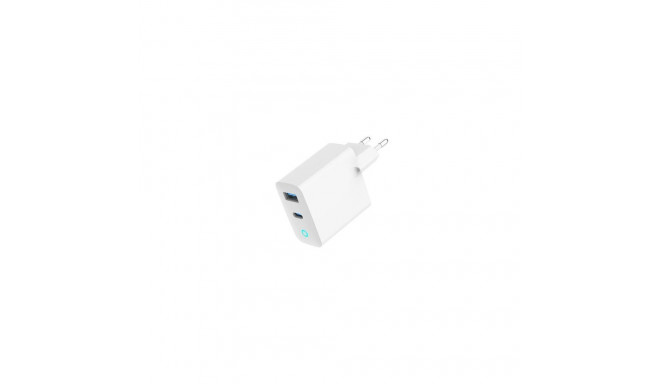 Gembird 2 Port 30W GaN USB Schnellladegerät LED Weiß TA-UC-PDQC30L-W-01 Baby video monitor, Keyboard