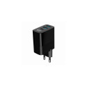 Gembird TA-UC-PDQC30LCD-BK-02 mobile device charger Universal Black AC Fast charging Indoor