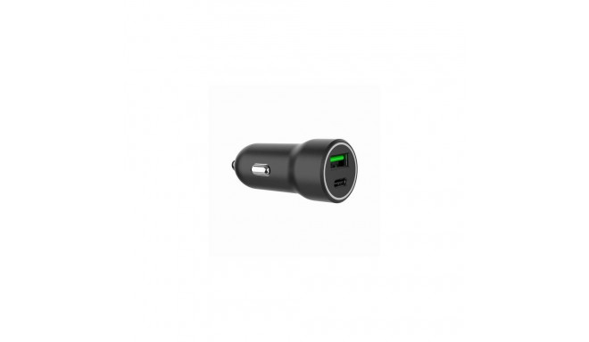 Gembird TA-UC-A2PDQC20-CAR-01 mobile device charger Universal Black Cigar lighter Fast charging Auto