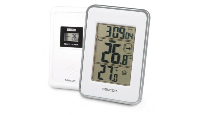 Sencor SWS 25 WS digital weather station Silver, White