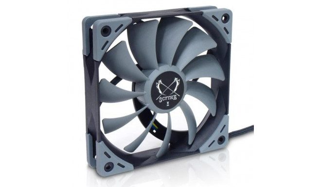 Scythe SU1225FD12L-RD computer cooling system Computer case Fan 12 cm Black, Grey