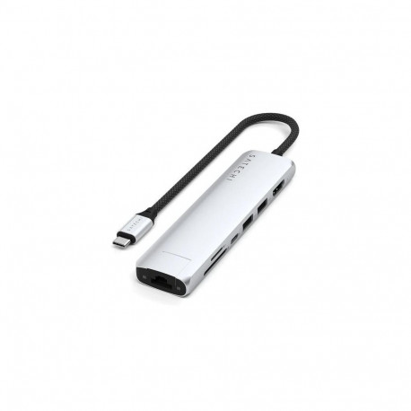 Satechi ST-P7SS interface hub USB Type-C 10000 Mbit/s Silver