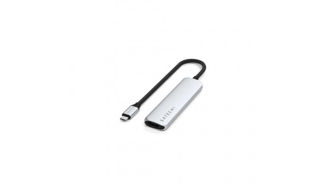 Satechi ST-P4SS interface hub USB Type-C 10000 Mbit/s Silver