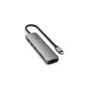Satechi ST-P7SM interface hub USB Type-C 10000 Mbit/s Grey