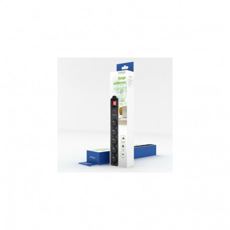 Gembird SPF5-C-10 surge protector Black 5 AC outlet(s) 250 V 3 m