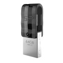 Silicon Power Mobile C31 USB flash drive 64 GB USB Type-A / USB Type-C 3.2 Gen 1 (3.1 Gen 1) Black, 