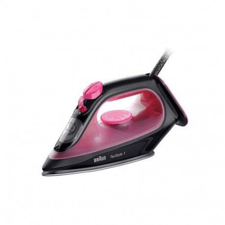 Braun TexStyle 1 Dry & Steam iron Ceramic soleplate 2000 W Black, Purple