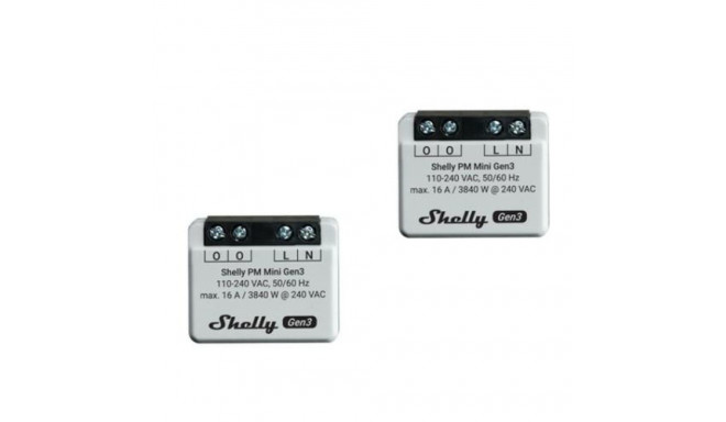 Shelly PM Mini Gen3 Smart switch 1P Grey