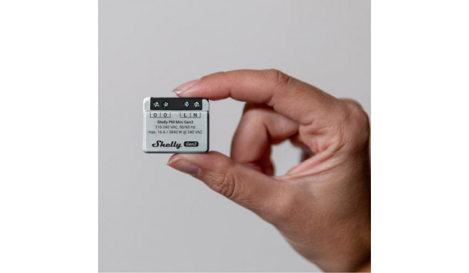 Shelly PM Mini Gen3 electrical switch Smart switch 1P Grey