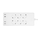 LogiLink Wi-Fi Smart Socket outlet, 6-way, (CEE 7/3), 4x USB, Tuya compatible