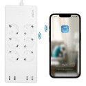 LogiLink Wi-Fi Smart Socket outlet, 6-way, (CEE 7/3), 4x USB, Tuya compatible