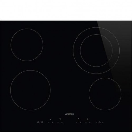 Smeg Universal SE364ETD hob Black Built-in 60 cm Ceramic 4 zone(s)