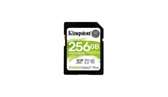 Kingston Technology 256GB SDXC Canvas Select Plus 100R C10 UHS-I U3 V30