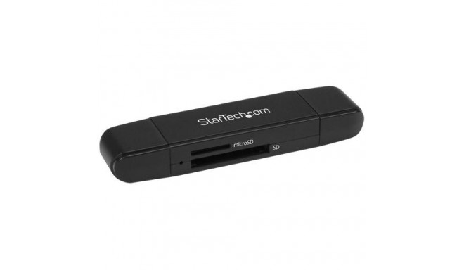 StarTech.com USB C and USB 3.0 SD Card Reader, USB Memory Card Reader, SD, microSD, MMC, UHS-I, USB-