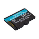Kingston Technology Canvas Go! Plus 512GB microSDXC Canvas Go Plus 170R A2 U3 V30 Card + ADP