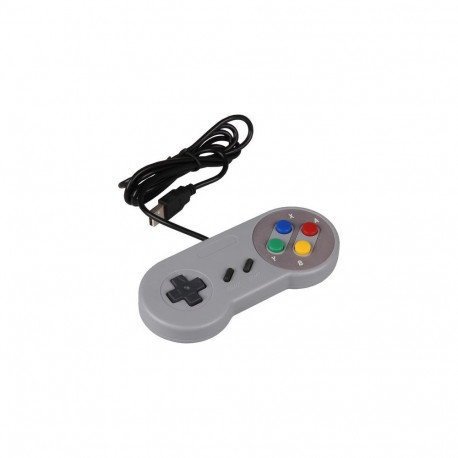 Joy-iT SBC-GAMEPAD-SNES Gaming Controller Grey USB 2.0 Analogue PC