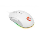 MSI CLUTCH GM11 WHITE Gaming Mouse '2-Zone RGB, upto 5000 DPI, 6 Programmable button, Symme