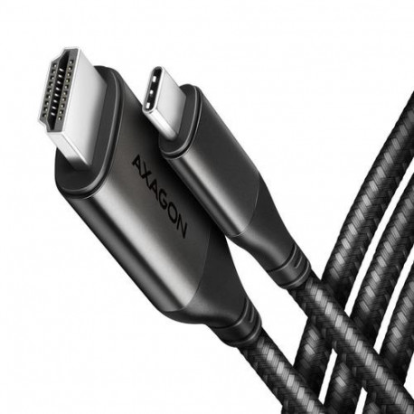 Axagon RVC-HI2MC USB-C -> HDMI 2.0a cable 1.8m, 4K/60Hz HDR10