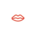 Forever Light Neon LED Light LIPS red Bat + USB FLNEO8 Light decoration figure