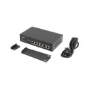 Lanberg RSFE-4P-2FE-60 network switch Unmanaged Fast Ethernet (10/100) Power over Ethernet (PoE) 1U 