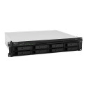 Synology RackStation RS1221RP+ NAS/storage server Rack (2U) Ryzen Embedded V1500B 4 GB DDR4 0 TB Dis