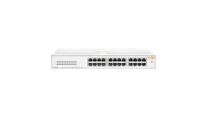HPE Aruba Networking Aruba Instant On 1430 24G Unmanaged L2 Gigabit Ethernet (10/100/1000) 1U White