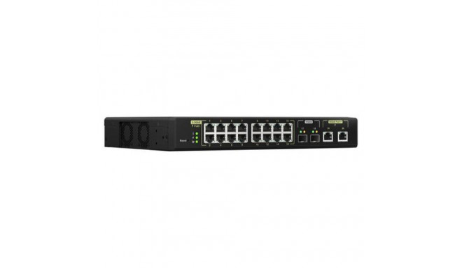 QNAP QSW-M2116P-2T2S network switch Managed L2 2.5G Ethernet Power over Ethernet (PoE) Black