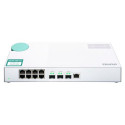 QNAP QSW-308-1C network switch Unmanaged Gigabit Ethernet (10/100/1000) White