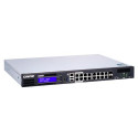 QNAP QGD-1600P Managed Gigabit Ethernet (10/100/1000) Power over Ethernet (PoE) 1U Black, Grey