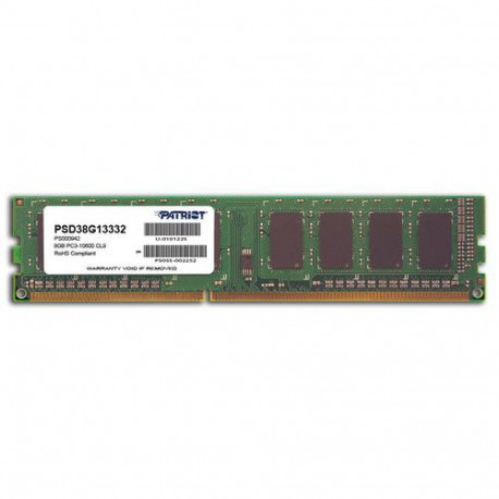 Patriot Memory 8GB PC3-10600 memory module 1 x 8 GB DDR3