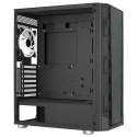 Aerocool PRISMBKV3 PC Case ATX Black 4 Fans ARGB Front Side Side Tempered Glass