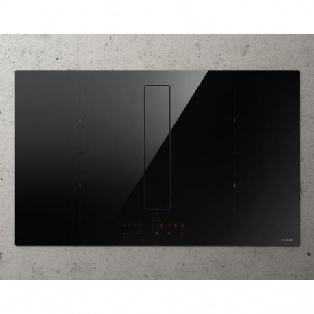 Elica NIKOLATESLA FIT XL BL/A/83 Black Built-in 83 cm Zone induction hob 4 zone(s) Built-in hood