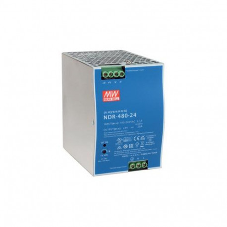 LevelOne 24V DC Industrial Power Supply, 480W, DIN-Rail,-20 ~ +70 ℃