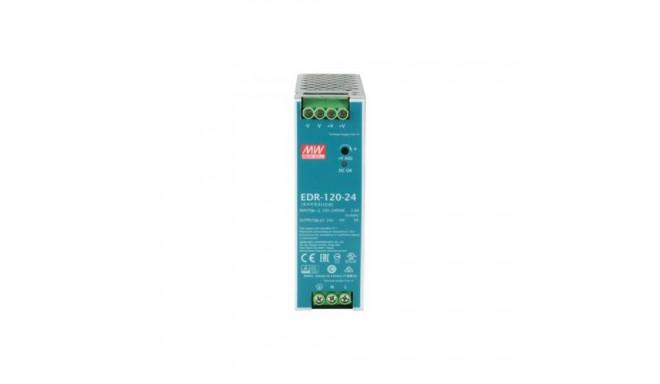 LevelOne 24V DC Industrial Power Supply, 120W, DIN-Rail