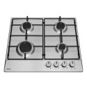 Amica PGA6100BPR hob Brushed steel Built-in 59 cm Gas 4 zone(s)