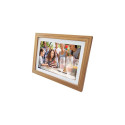 Denver PFF-1042LW digital photo frame Wood 25.6 cm (10.1&quot;) Touchscreen Wi-Fi
