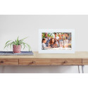 Denver PFF-1015W digital photo frame White 25.6 cm (10.1&quot;) Touchscreen Wi-Fi