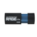 Patriot Memory Supersonic Rage Lite USB flash drive 128 GB USB Type-A 3.2 Gen 1 (3.1 Gen 1) Black, B