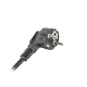 Lanberg PDU-06E-0200-BK power distribution unit (PDU) 6 AC outlet(s) 1U Black