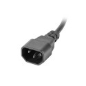 Lanberg PDU-03E-0200-IEC-BK power distribution unit (PDU) 3 AC outlet(s) 1U Black