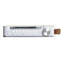 Lenco PDR-040 Personal Analog &amp; digital Bamboo, White