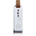Lenco PDR-040 Personal Analog &amp; digital Bamboo, White