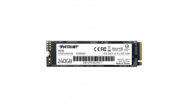 Patriot Memory P310 240 GB M.2 PCI Express 3.0 NVMe