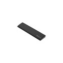 REDRAGON P036 wrist rest Leatherette, Memory foam, Plastic, Rubber, Synthetic Black
