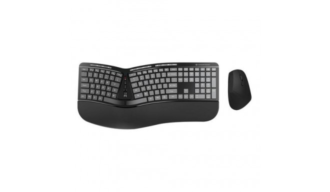 Conceptronic ERGO Wireless Ergonomic Keyboard &amp; Mouse Kit, QWERTY EN (US)